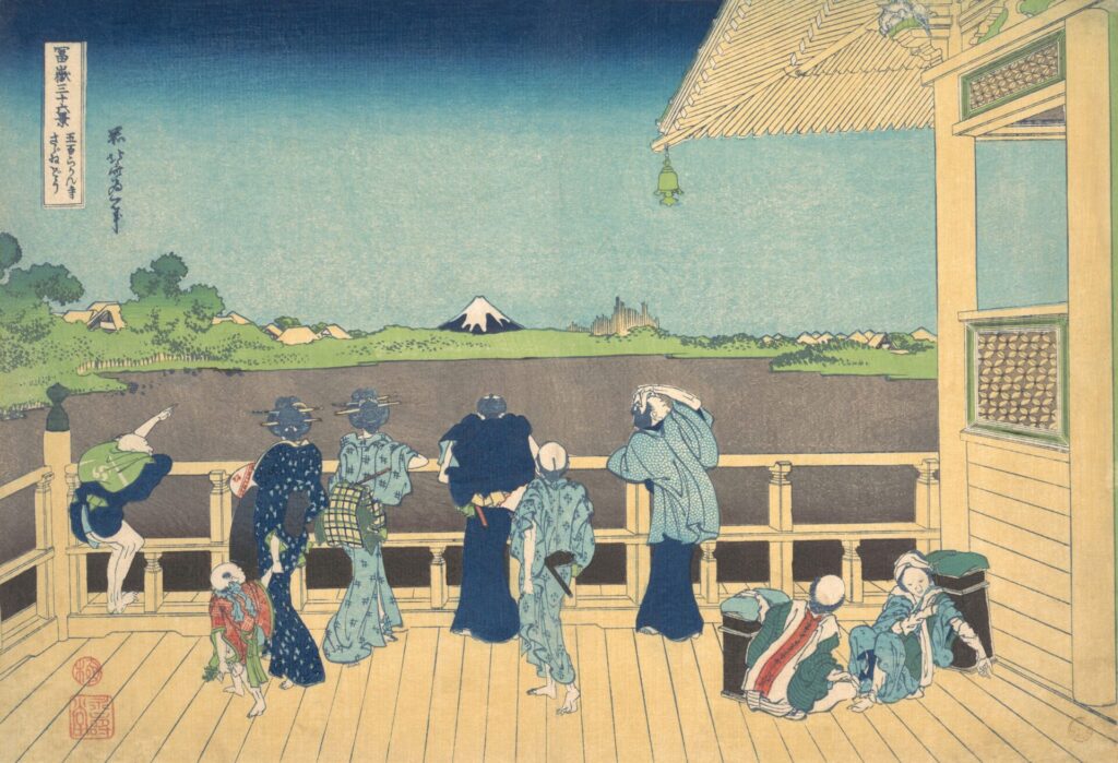 冨嶽三十六景 五百らかん寺さざゐどう