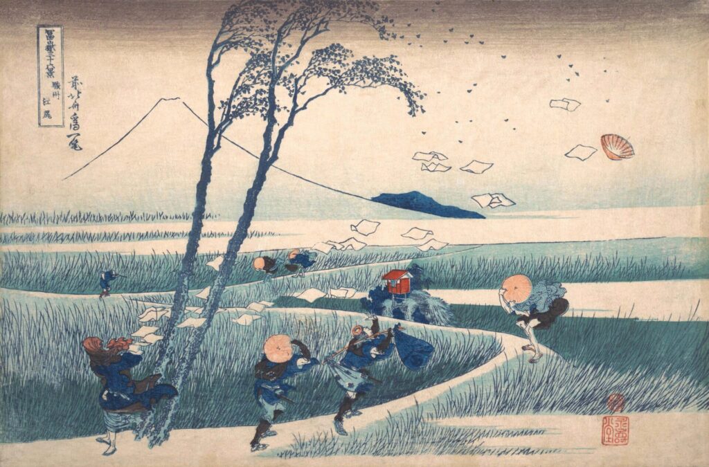 冨嶽三十六景 駿州江㞍
